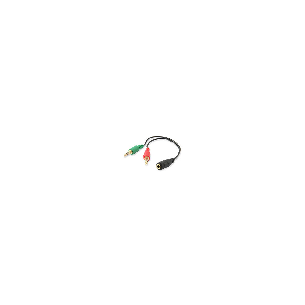 Cable Equip Audio 2x3.5mm/m A 3.5mm/h 0.13m (eq147942)