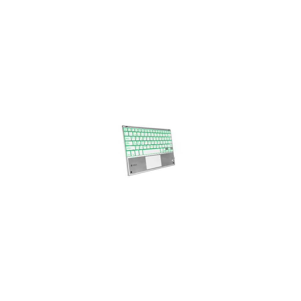 Teclado Subblim Retroiluminado Bt Plata(sub-kbt-smbt50)