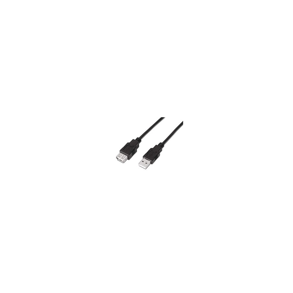 Cable Aisens Usb-a/m A Usb-a/h 3m Negro (a101-0017)