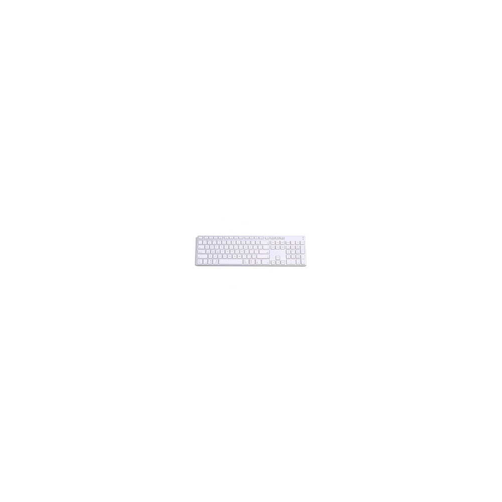 Teclado Subblim Extended Bt Slim Plata (sub-kb-3ade300)