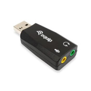 Tarjeta De Sonido Equip Life Usb 3.5mm Negro (eq245320)