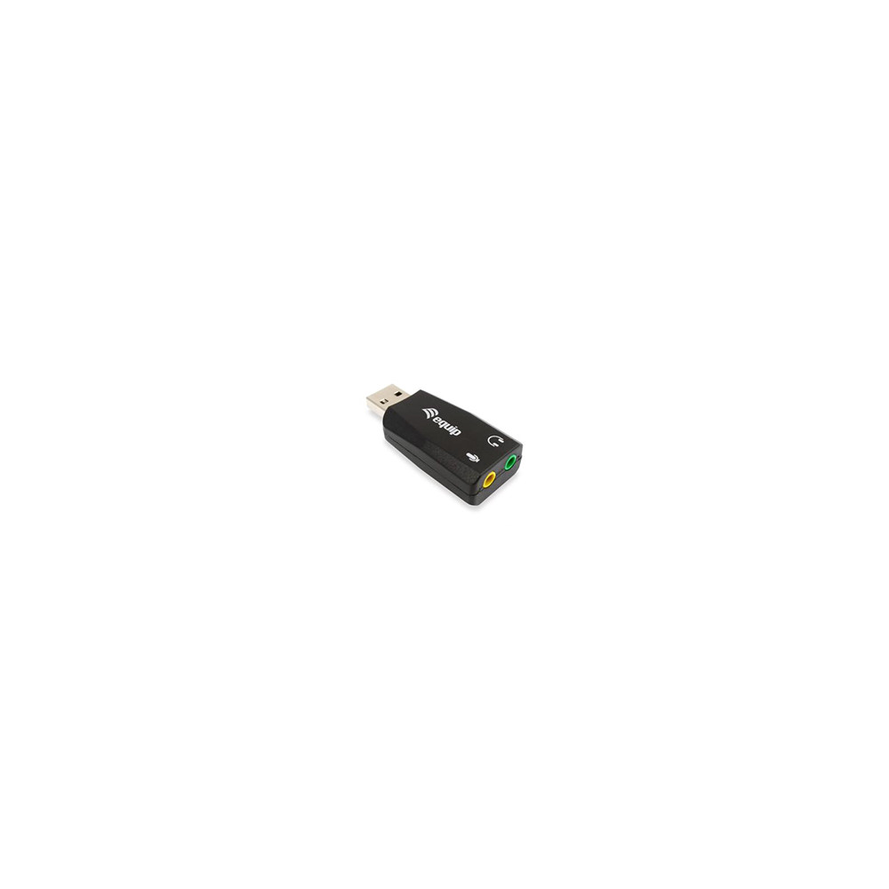 Tarjeta De Sonido Equip Life Usb 3.5mm Negro (eq245320)
