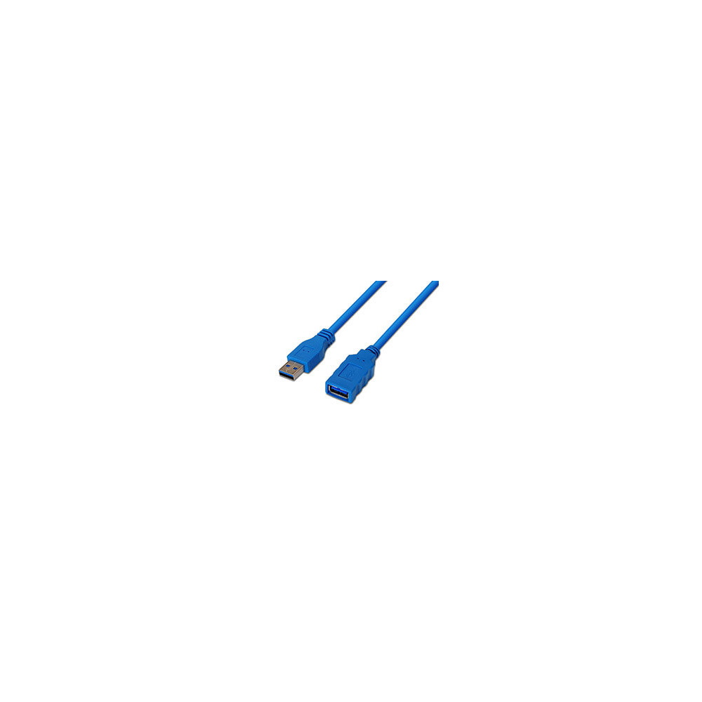 Cable Aisens Usb-a/m A Usb-a/h 1m Azul (a105-0045)