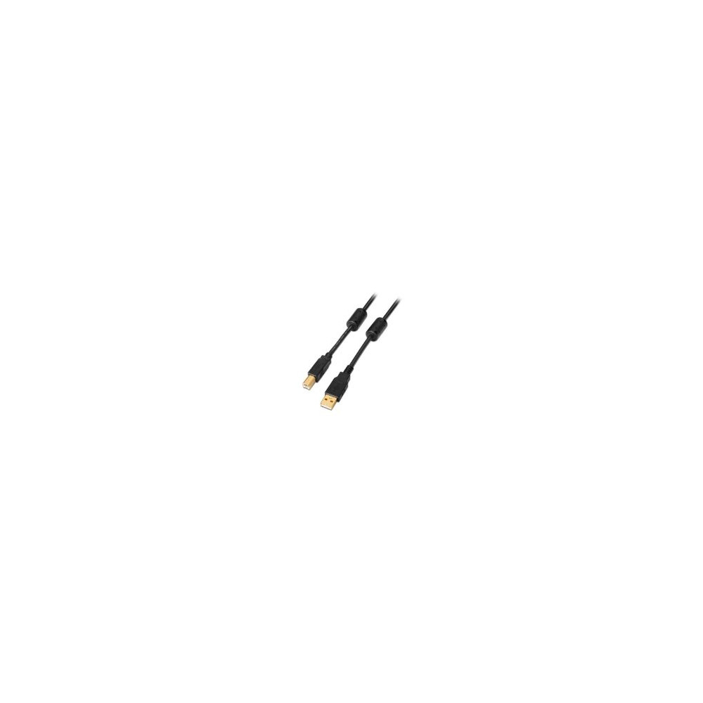 Cable Aisens Usb-a/m A Usb-b/m 2m Negro (a101-0009)
