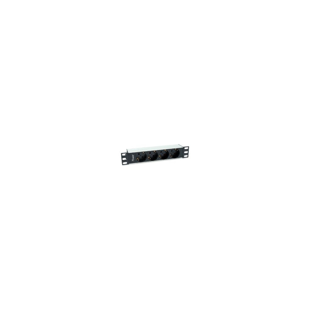 Regleta Equip 4xschuko 1.5m Rack 1u Negra (eq333311)