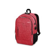 Mochila Subblim Urban Lock 16 Usb Roja(sub-bp-1ul0002)