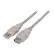 Cable Aisens Usb-a/m A Usb-a/h 3m Negro (a101-0014)