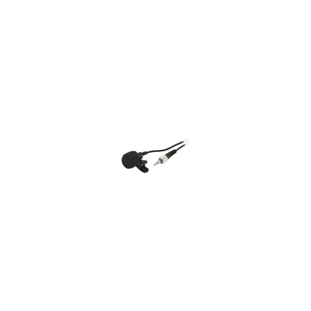 Micrófono De Solapa Monacor 3.5mm Negro (ecm-821lt)