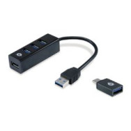 Hub Conceptronic 4xusb 3.0+adaptador Usb-c (hubbies04b)