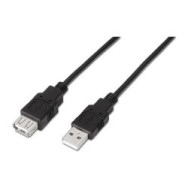 Cable Aisens Usb-a/m A Usb-a/h 1m Negro (a101-0015)