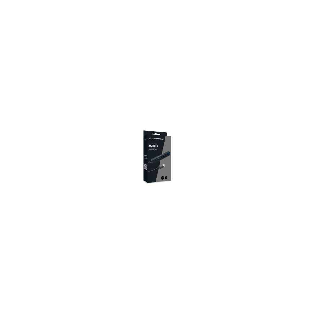 Hub Conceptronic Usb 2.0 A 4xusb 2.0 Negro (hubbies05b)