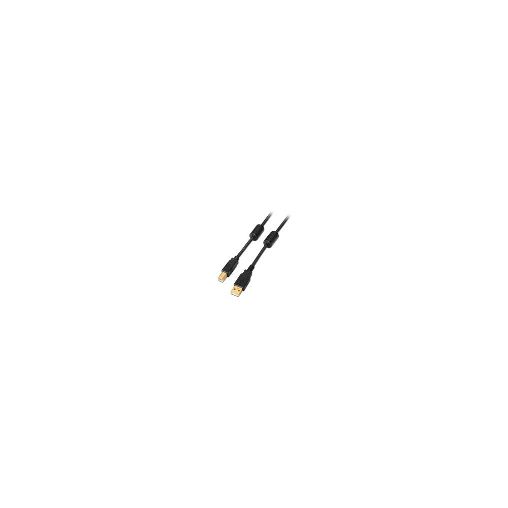 Cable Aisens Usb-a/m A Usb-b/m 5m Negro (a101-0011)