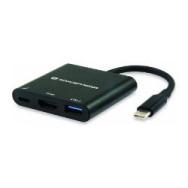 Adaptador Conceptronic 9en1 Usb-c 3.0 Negro (donn06g)