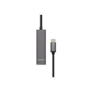 Hub Aisens Usb-c A 4xusb-a 3.0 15cm Gris (a109-0403)