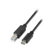 Cable Aisens Usb-c/m A Usb-b/m 2m Negro (a107-0054)