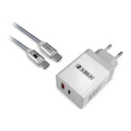 Cargador Pared Subblim Usb-a/c Cable Usb-c (chg-3wpd01)