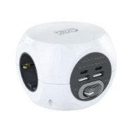 Regleta Nanocable 3 Tomas 4xusb Interruptor(10.37.0001)