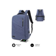 Mochila Subblim City 15.6 Usb Azul (sub-bp-2bl2001)