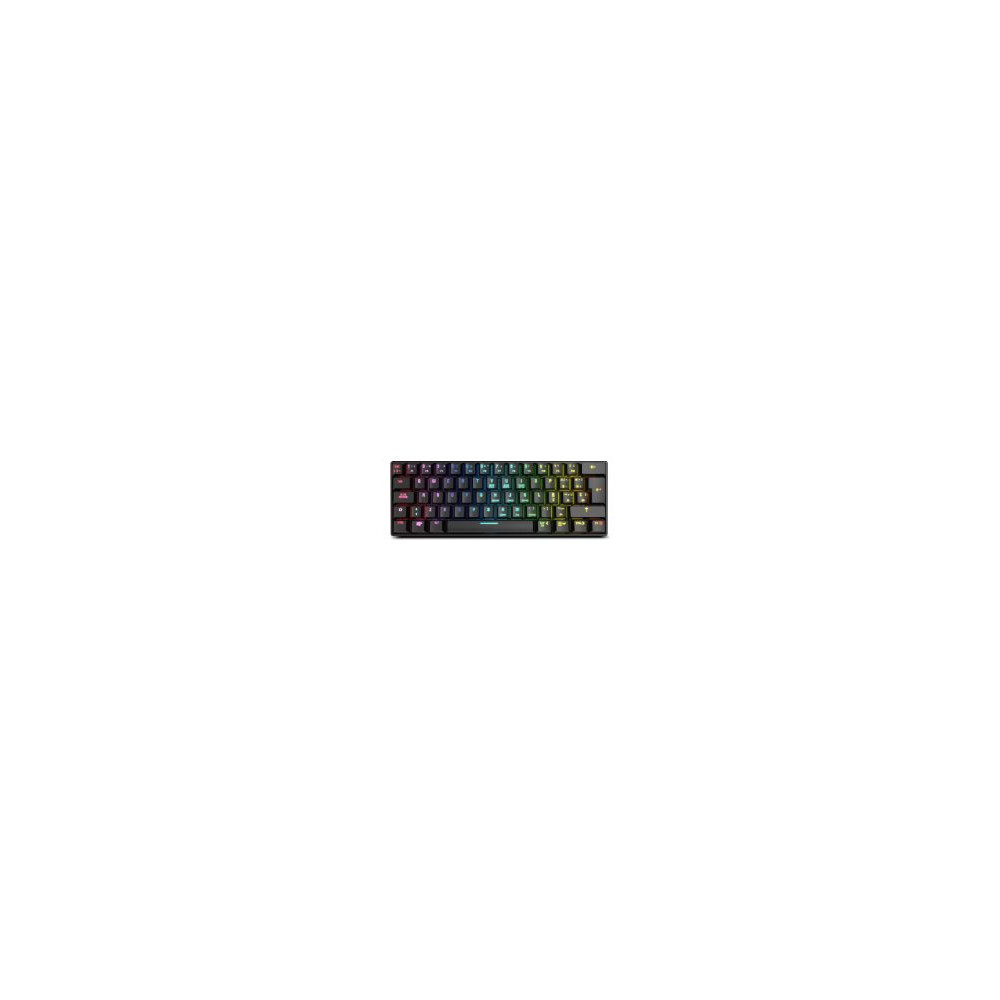 Teclado Gaming Krom Kluster Mini Rgb Bt (nxkromklstrsp)