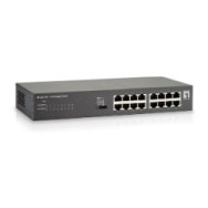 Switch Levelone 16xrj45 Gbe Negro (geu-1621)