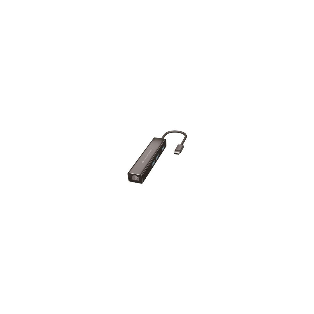 Adaptador Conceptronic Usb-c A Rj45/3xusb-a (donn07b)