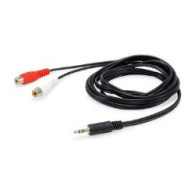 Cable Equip Audio 1x3.5mm/m A 2xrca/h 2.5m (eq147093)