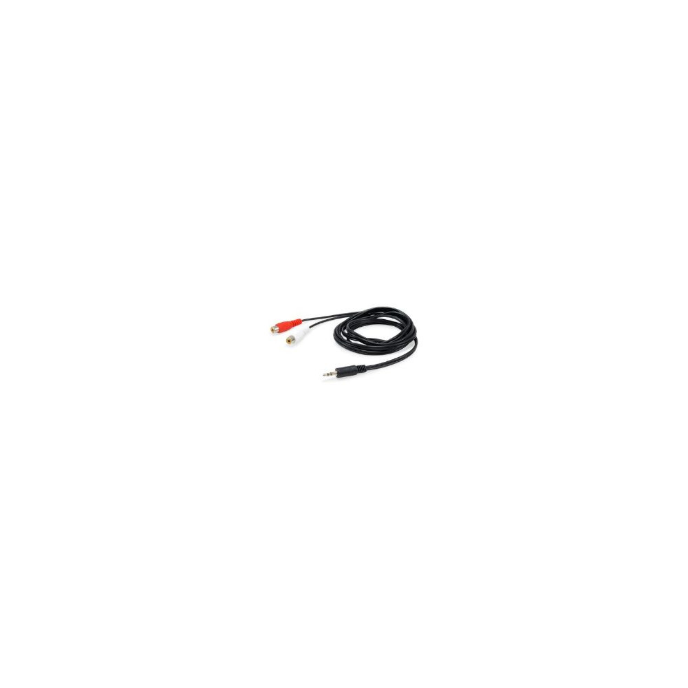 Cable Equip Audio 1x3.5mm/m A 2xrca/h 2.5m (eq147093)