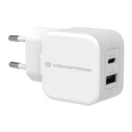 Cargador Pared Conceptronic 20w 2usb Blanco (althea09w)