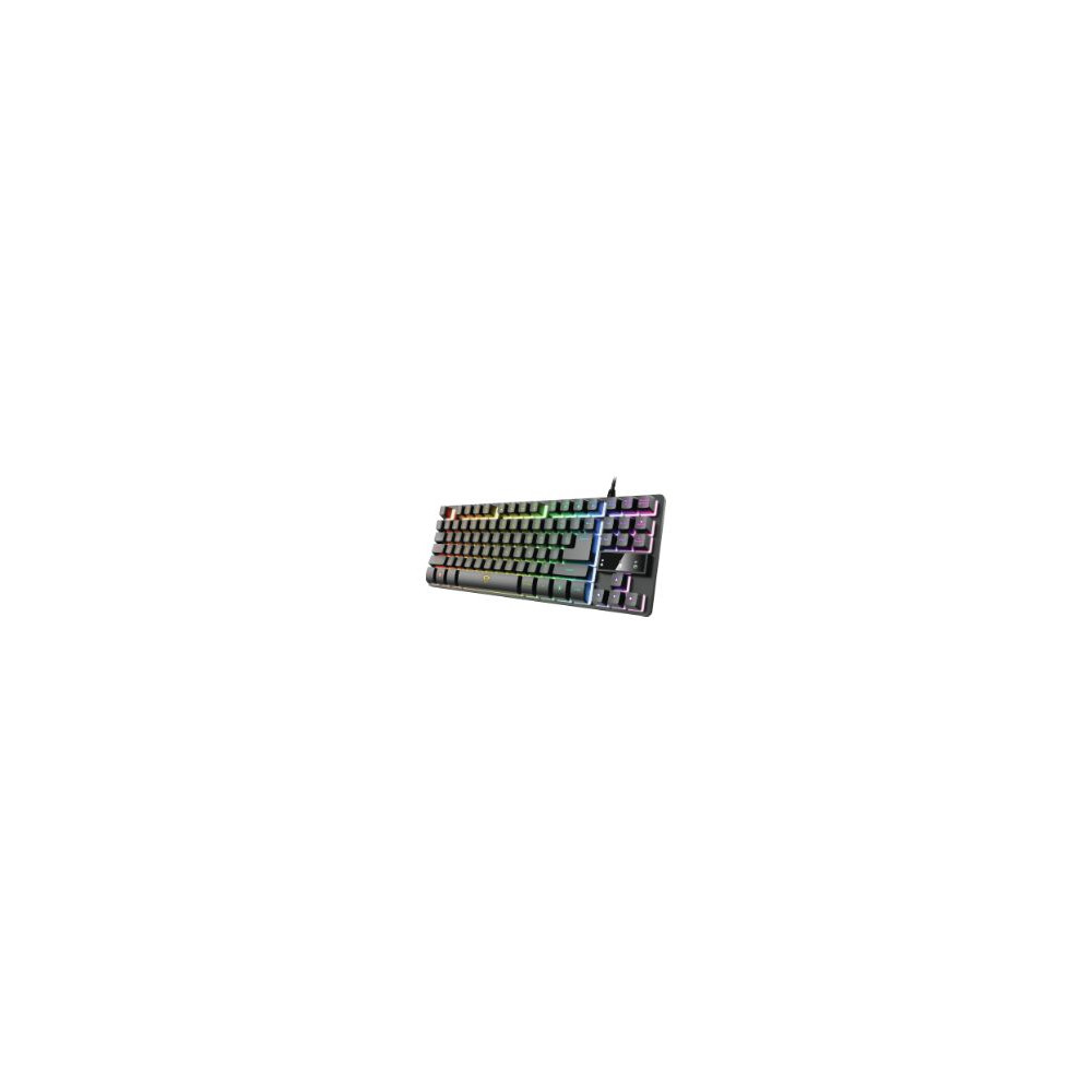 Teclado Gaming Trust Gxt833 Thado Tkl Usb Negro (24067)