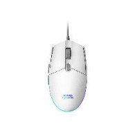 Ratón Mars Gaming Óptico Rgb Usb-a 3200dp Blanco (mmgw)