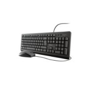 Teclado+ratón Trust Tkm-250 Usb 1.8m Negro (23977)