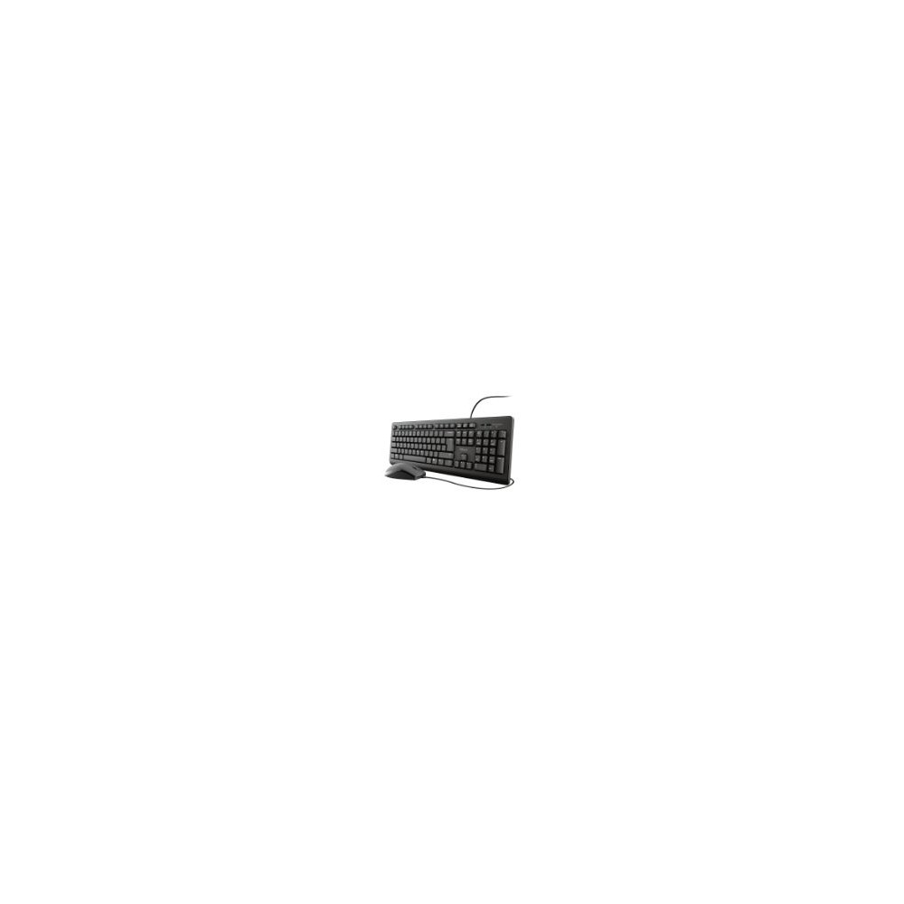 Teclado+ratón Trust Tkm-250 Usb 1.8m Negro (23977)