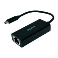 Adaptador Approx Usb-c A Rj45 Negro (appc43)