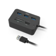 Lector De Tarjetas Nox Usb-a 3.0 Negro (nxliterdrone)