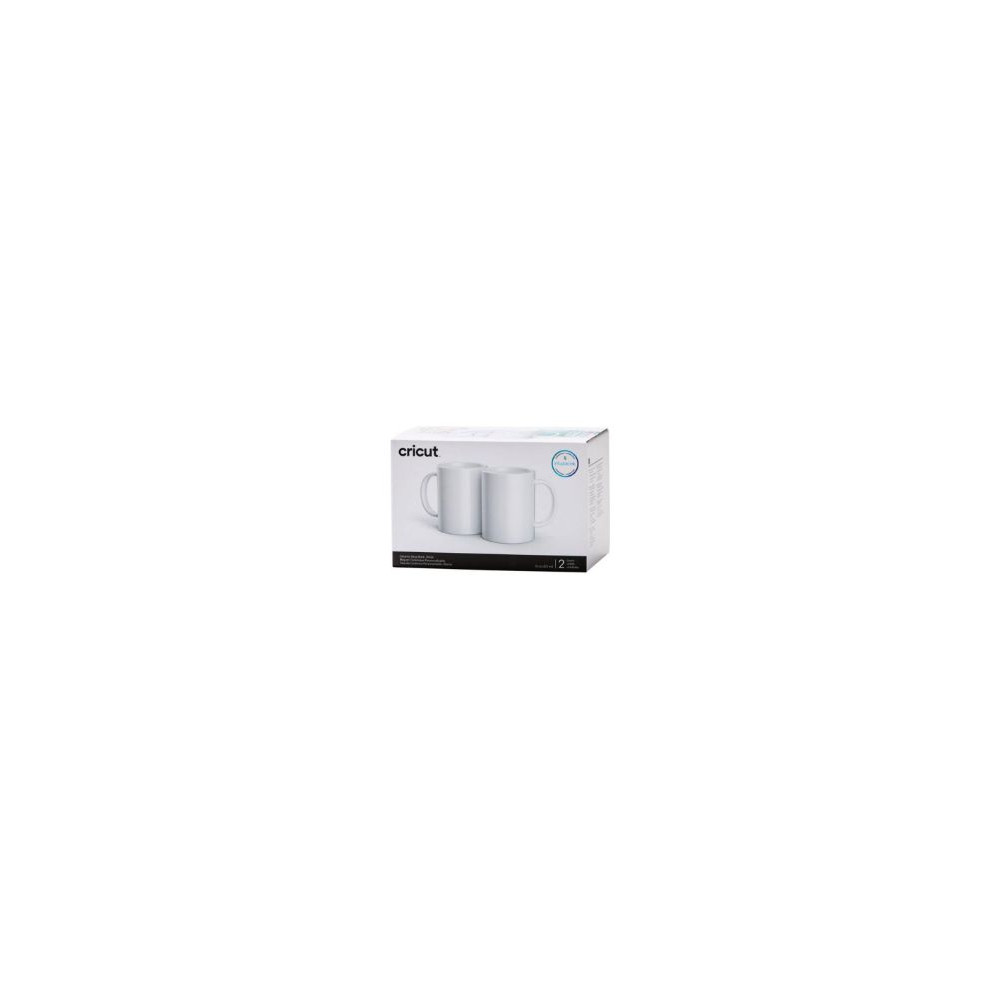 Taza Cerámica Cricut Mug Blank Pack 2 (crc-2007823)