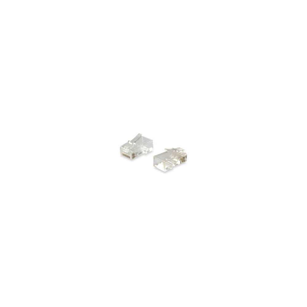 Kit Conector Equip Rj45 Cat6 100 Unidades (eq121144)