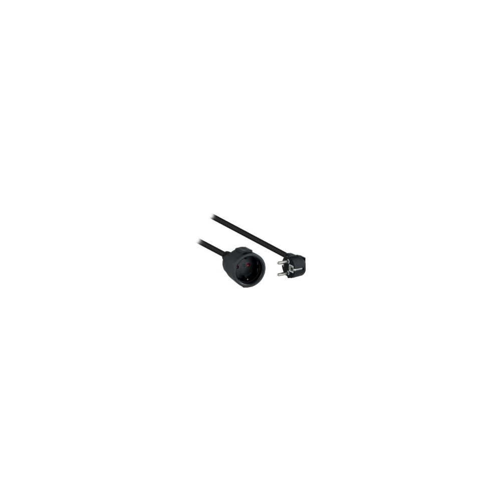 Nanocable Schuko/h A Schuko/m 2m Negro (10.22.0602-bk)