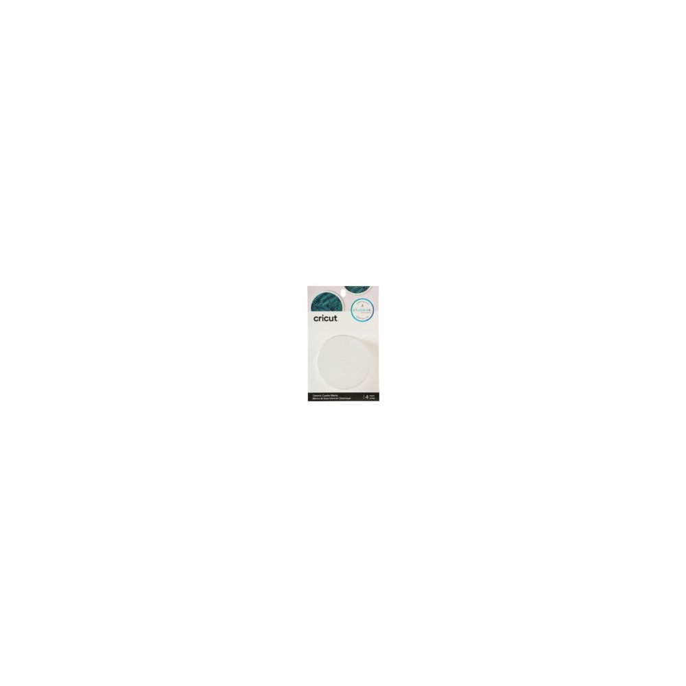 Posavasos Cricut Redondo Pack 4 Blanco (crc-2006582)