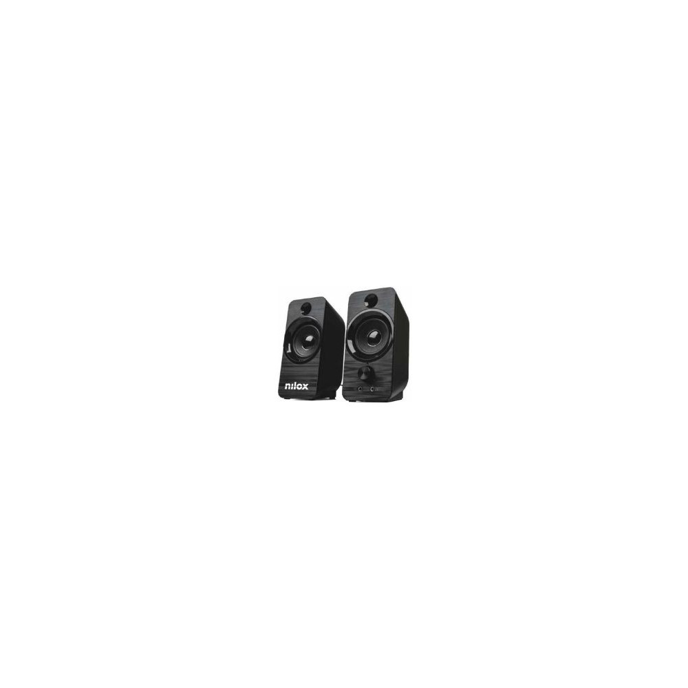 Altavoces Nilox 2.0 6w Usb Negros (nxapc02)