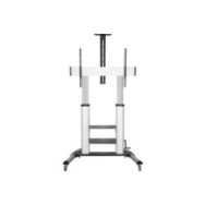 Soporte Suelo Aisens 60-100" Ruedas Plata (ft100te-125)