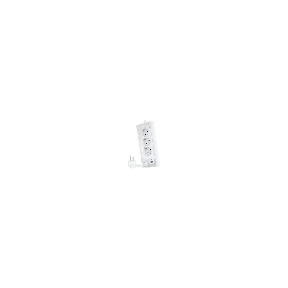 Regleta Nanocable 3xschuko 2xusb Blanca (10.37.0013-w)