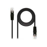 Latiguillo Nanocable Cat6 25cm Negro(10.20.0400-l25-bk)