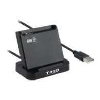 Lector Tarjetas Tooq Dnie Usb 2.0 Negro (tqr-220b)