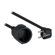 Nanocable Schuko/h A Schuko/m 3m Negro (10.22.0603-bk)