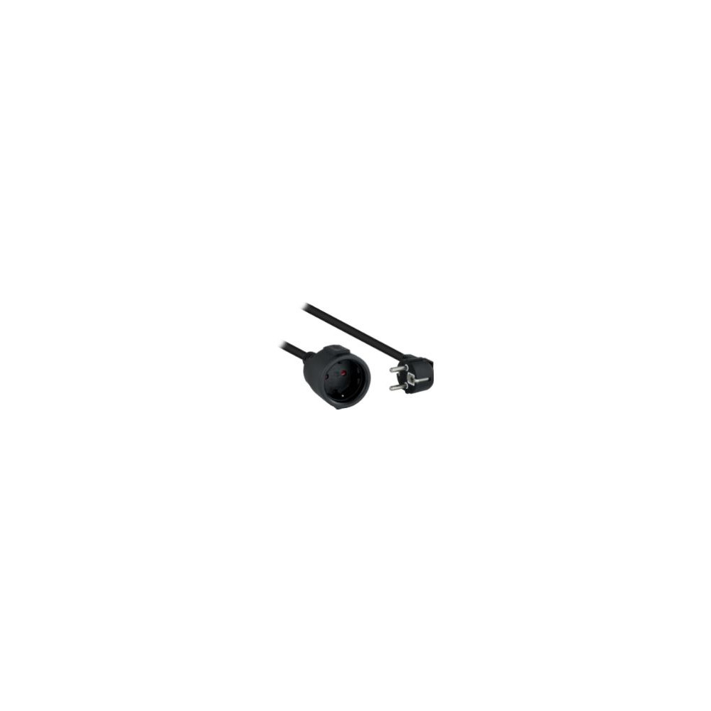 Nanocable Schuko/h A Schuko/m 3m Negro (10.22.0603-bk)
