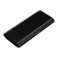 Caja Aisens Sdd M.2/sata Usb-c 3.1 Negro (asm2-rgb012b)