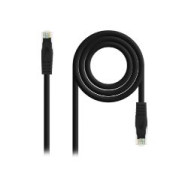 Latiguillo Nanocable Cat6a 30cm Negro(10.20.1800-l30bk)