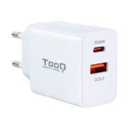 Cargador De Pared Tooq 18w/20w Usb-a/c (tqwc-2sc04wt)