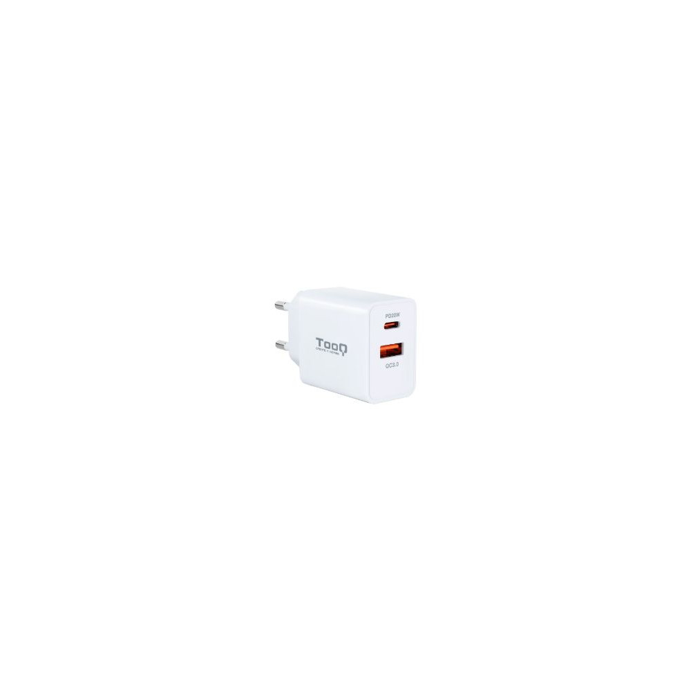 Cargador De Pared Tooq 18w/20w Usb-a/c (tqwc-2sc04wt)