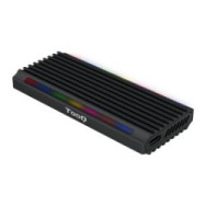 Caja Tooq Ssd M.2/pcie/sata Usb3 Rgb Negra (tqe-2222b)